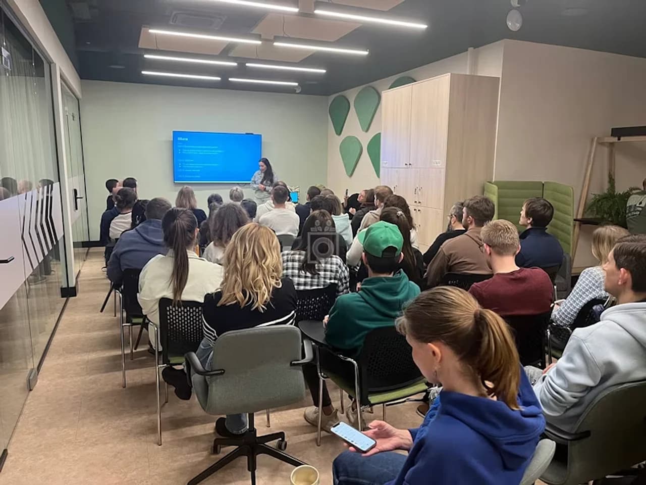 An open event in our hall — Life at the cnctd studio in Budva