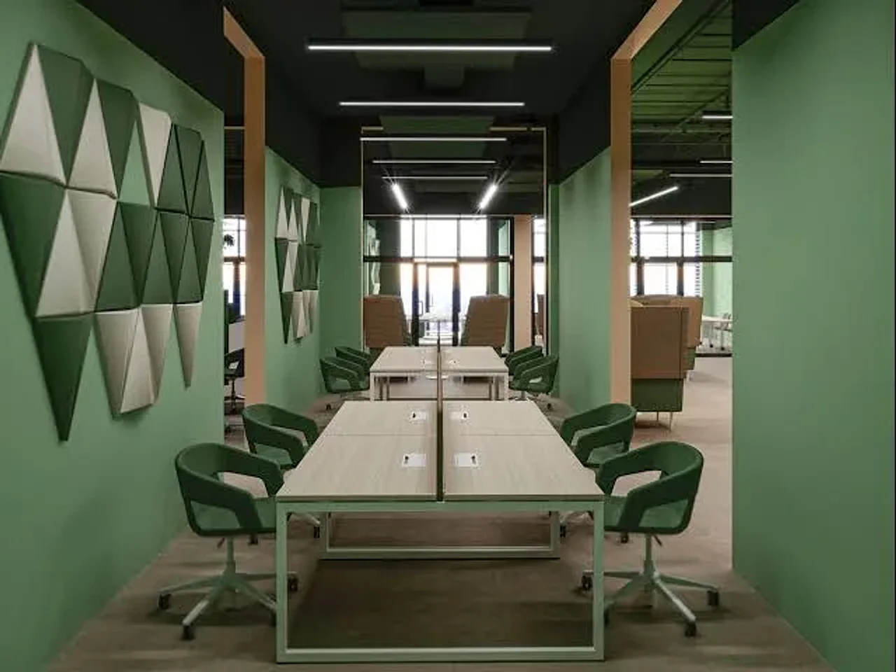 Shared work hall — Life at the cnctd studio in Budva